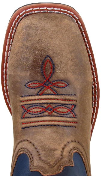Smoky Mountain Youth Stars & Stripes Square Toe Boots