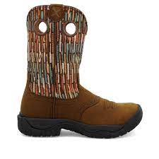 Twisted X Women's All Around Brown & Brown Multi Work Boot