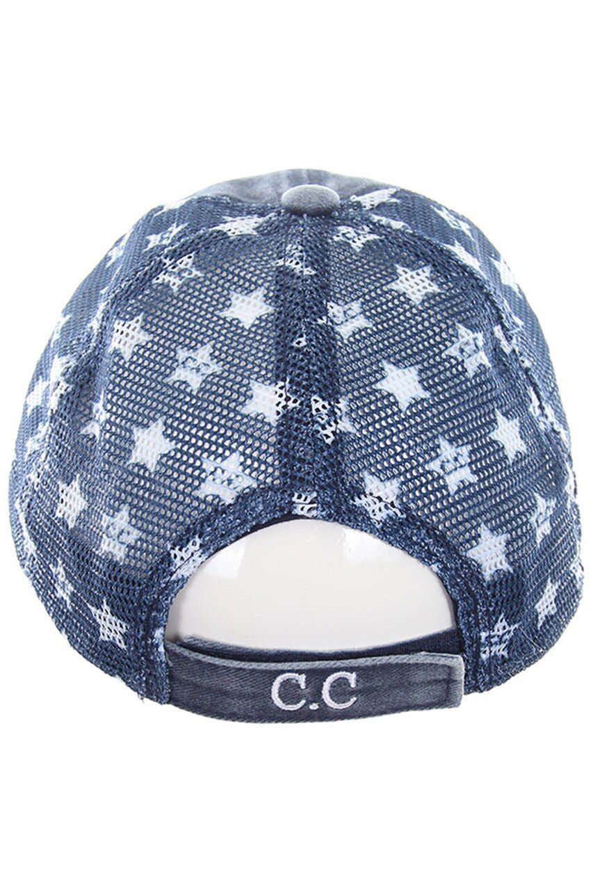 C.C USA & Stars Baseball Cap Hat