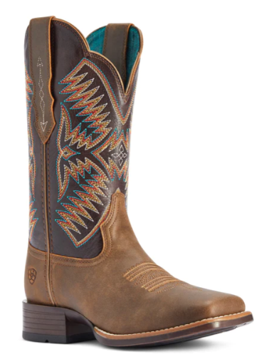 Ariat® Women's Odessa StretchFit Brown & Burnished Pewter Boots