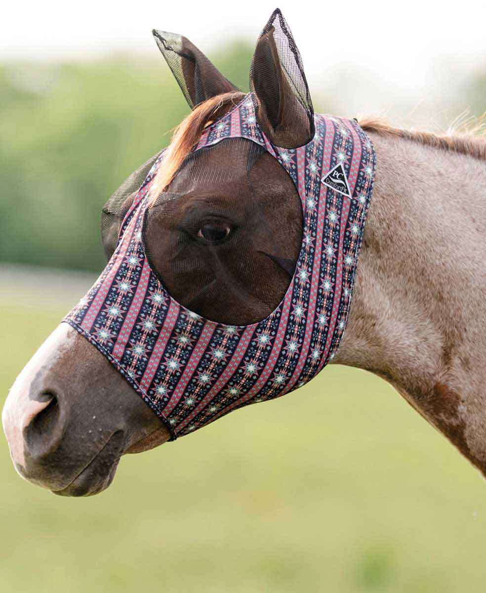 Professional's Choice Comfort Fit Lycra Fly Mask - Patterns